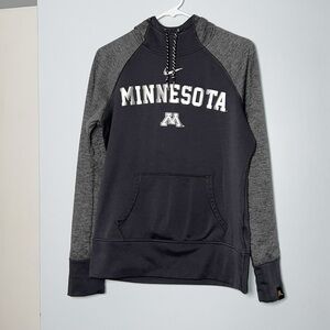 University of Minnesota Hoodie Center Swoosh Sweatshirt